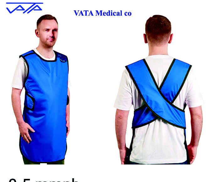 Frontal x-ray protection apron